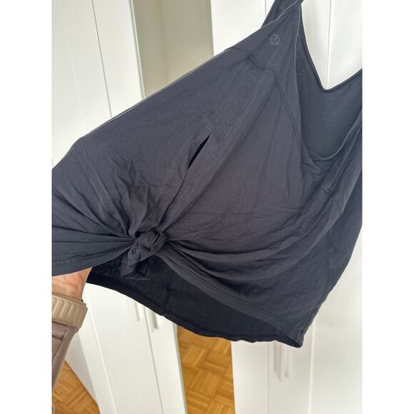 Lululemon Women's Modal-Silk Yoga Tank Top, Black, Size 10, EUC - Picture 8 of 8